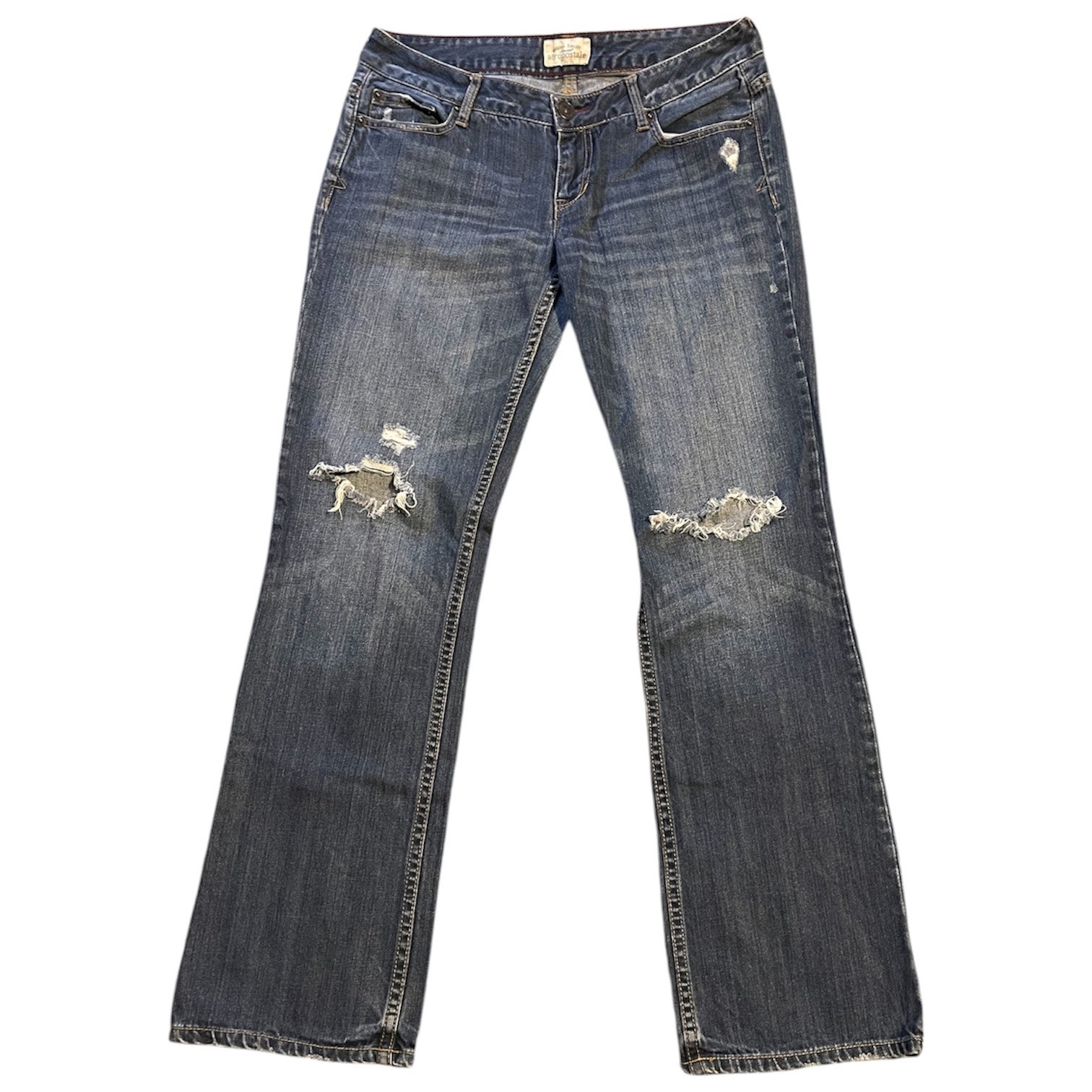 Aeropostale Chelsea Bootcut Size 7/8 Distressed Jeans